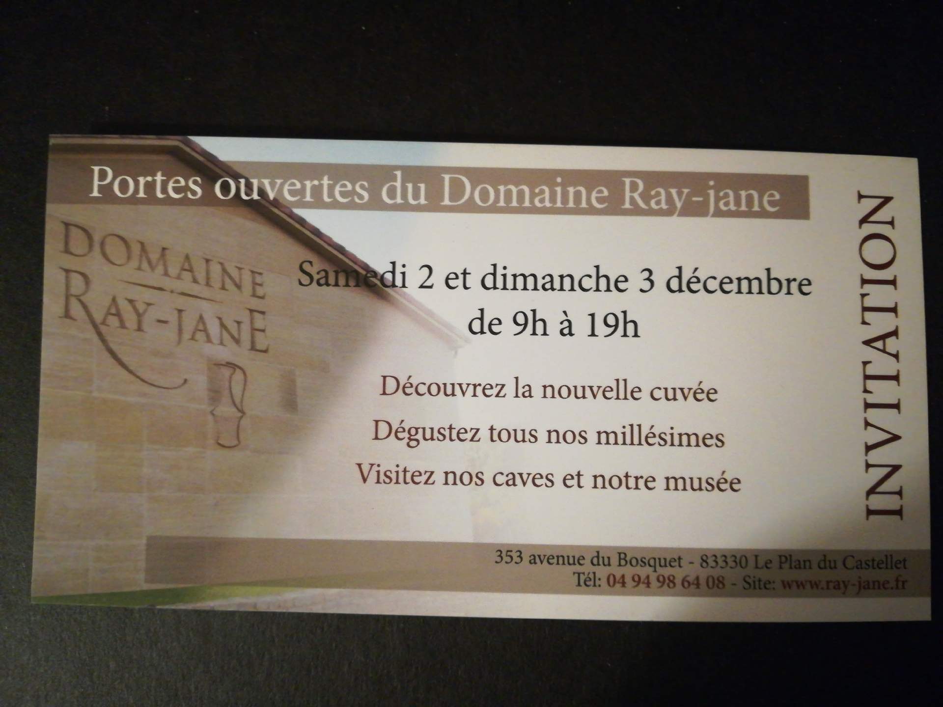 domaine viticole le plan du Castellet domaine de Rey Jeanne
