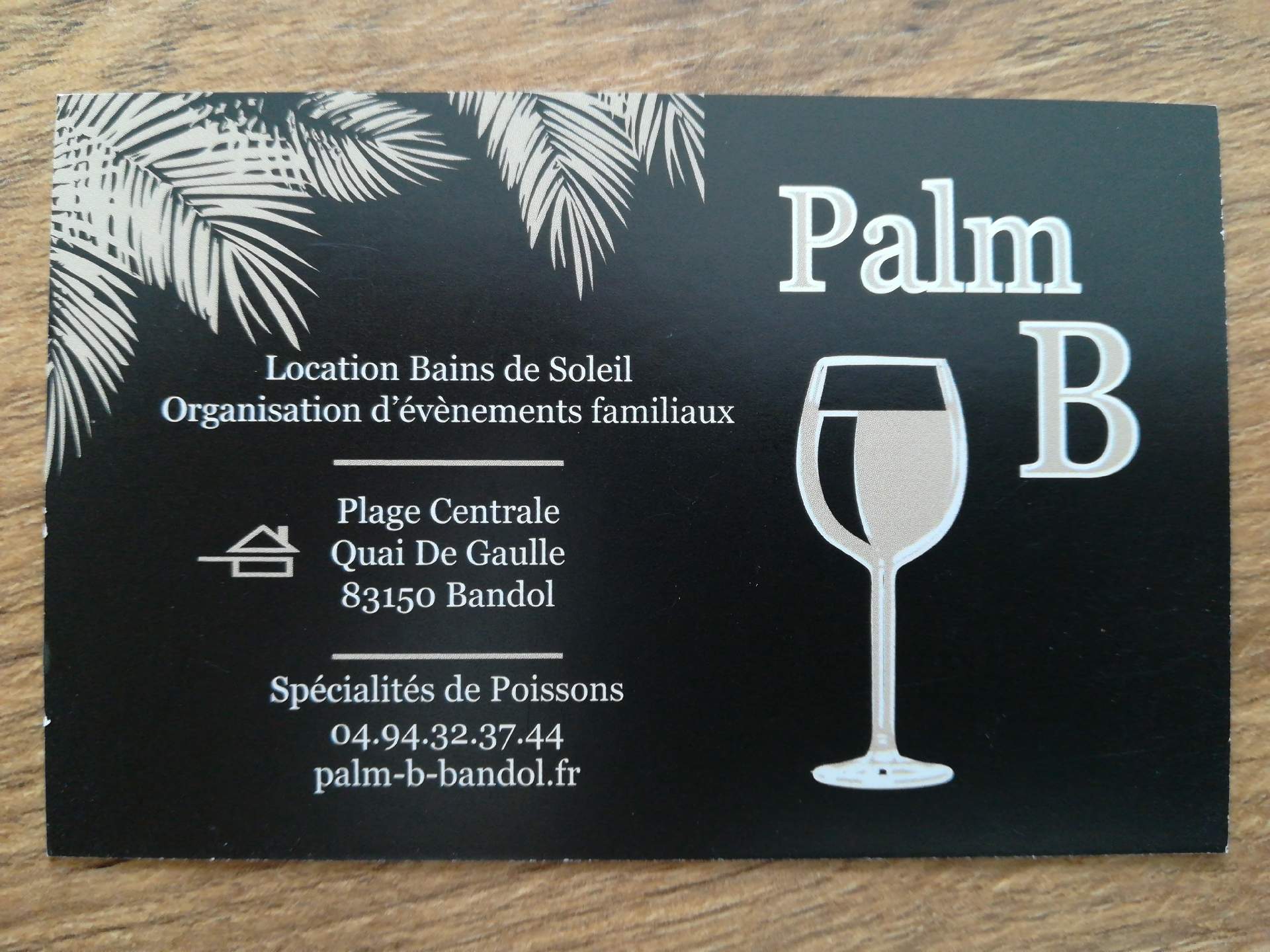 Restaurant Bandol Palm B