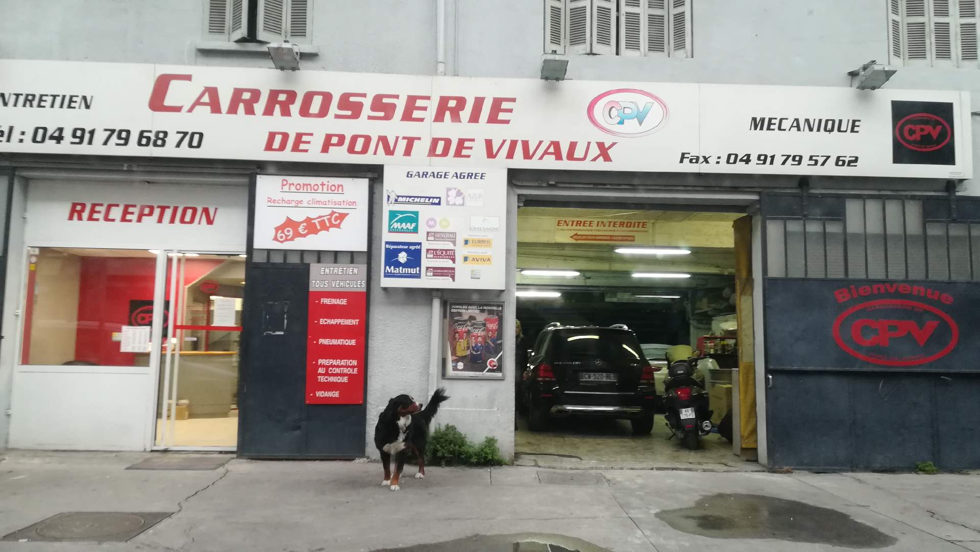 réparation et entretien de véhicule toutes marques Marseille 10e carrosserie de pont-de-vivaux