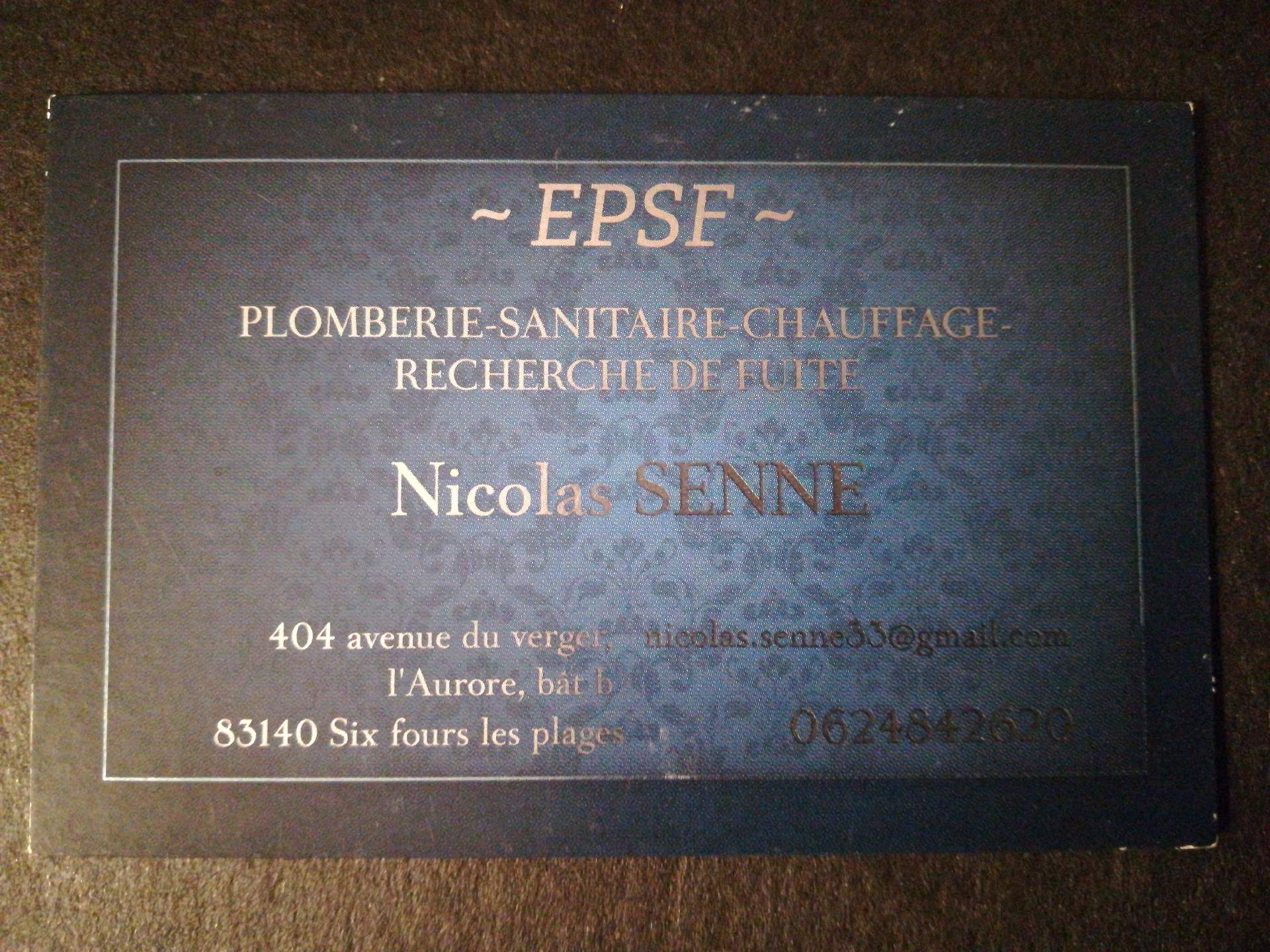 plomberie six-fours-les-plages EPSF