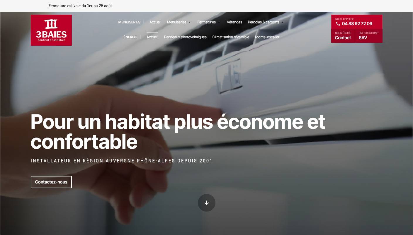 Faire installer une climatisation réversible autour de Lyon - 3 Baies