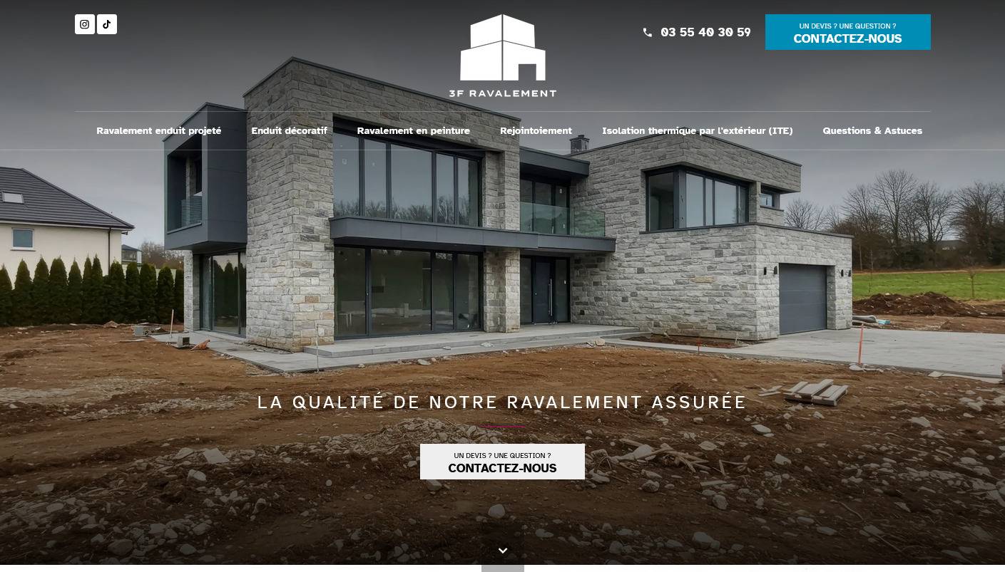 Comment rénover une façade à Caen ? - 3F Ravalement