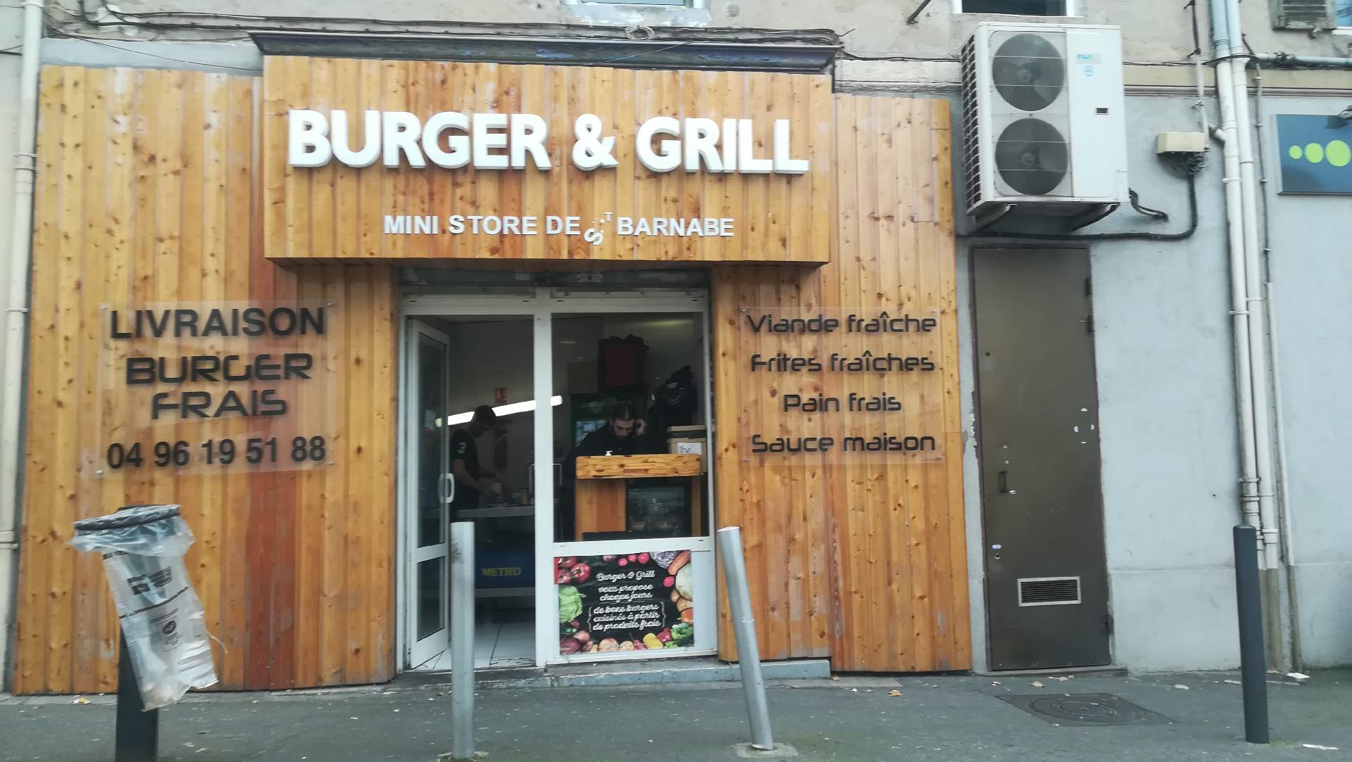 livraison à domicile de Burger gastronomique Marseille Saint-Barnabé burger & Grill