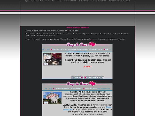 riquet immobilier agence immobiliere montivilliers