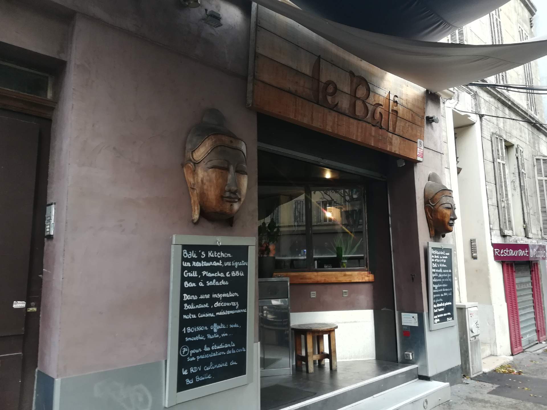 restaurant atypique Marseille 5e le Bali