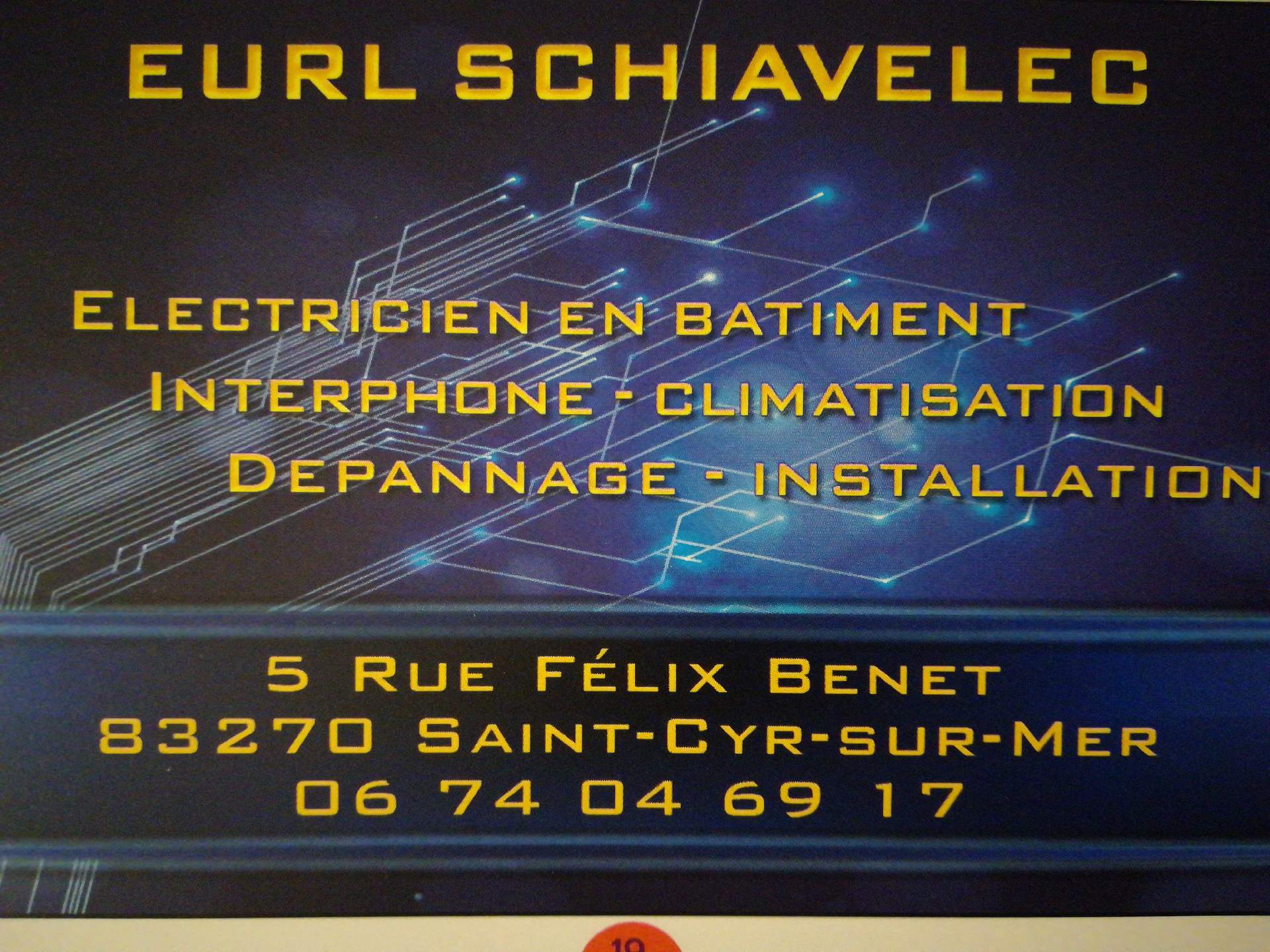 électricien Saint-Cyr-sur-Mer électricien en bâtiment