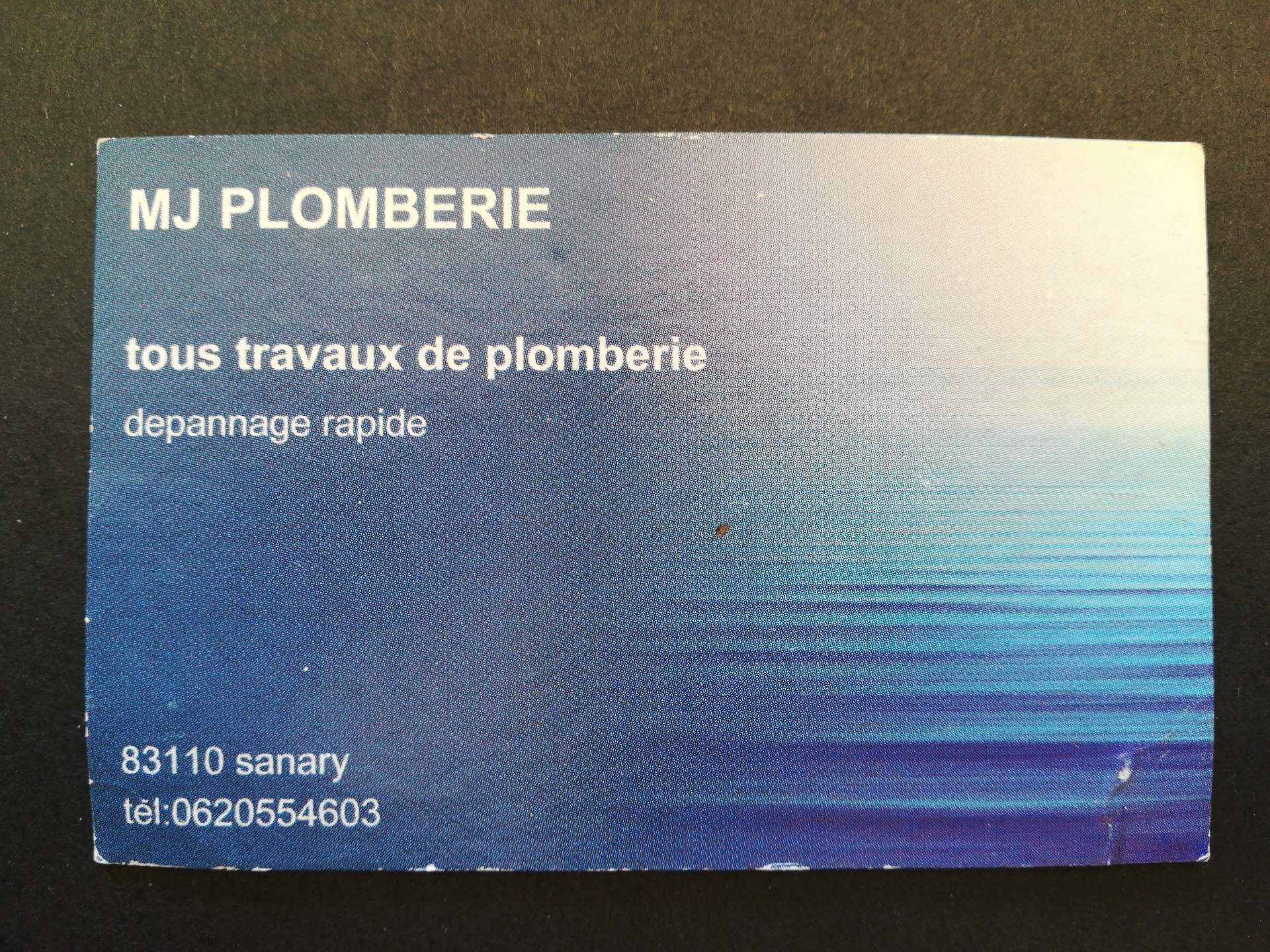 Plomberie Sanary sur Mer MJ PLOMBIERIE