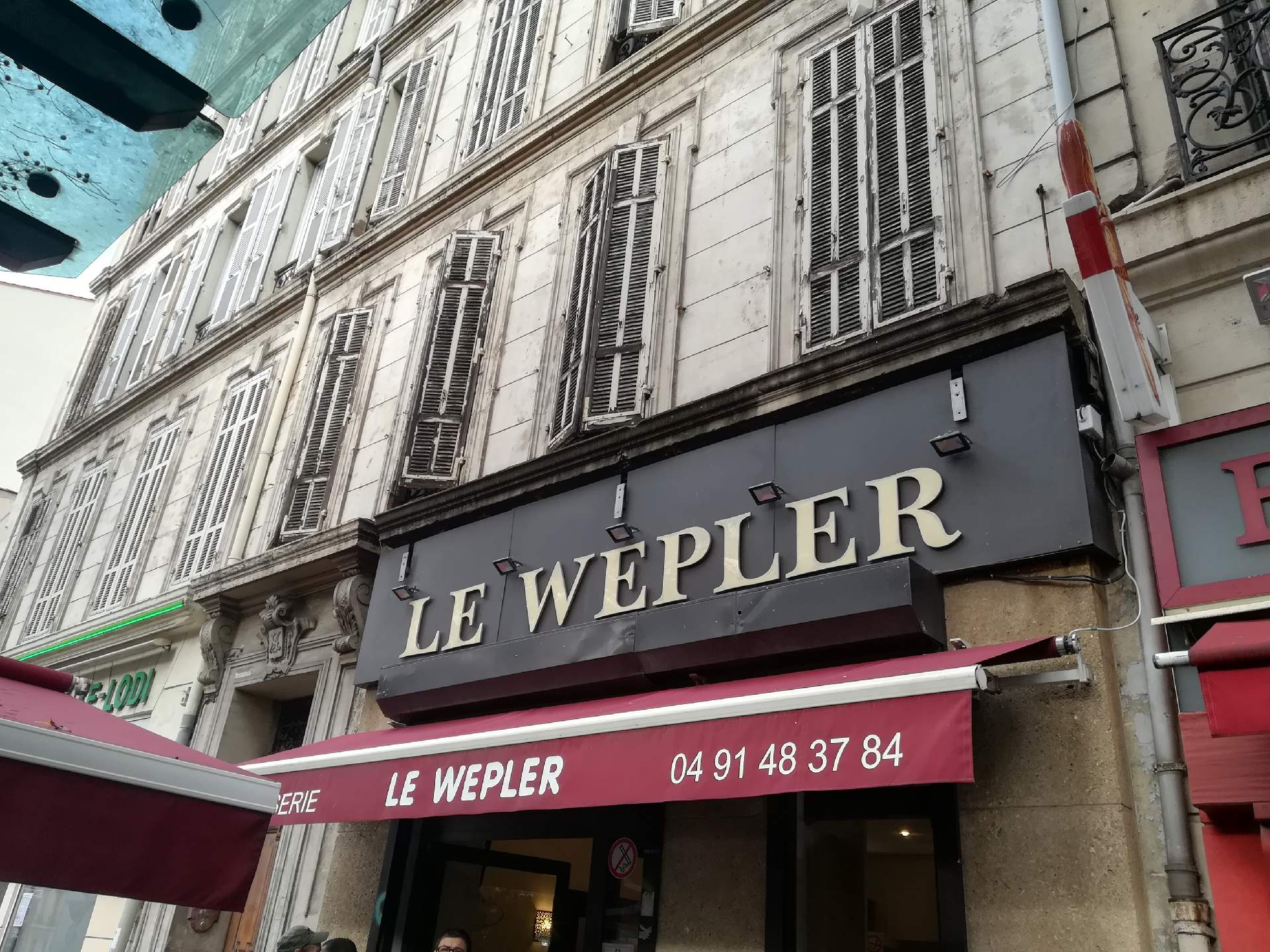 bar-restaurant pas cher Marseille centre Le Wepler