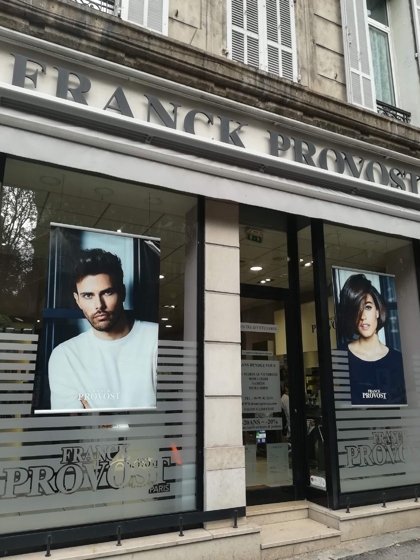 salon de coiffure pour coupe tendance marseille boulevard baille Franck Provost