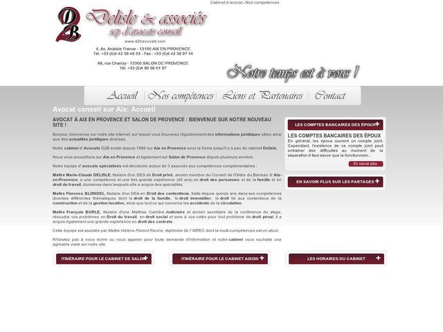 Avocat - Aix en Provence 13 Bouches du Rhône PACA - Maitre Delisle