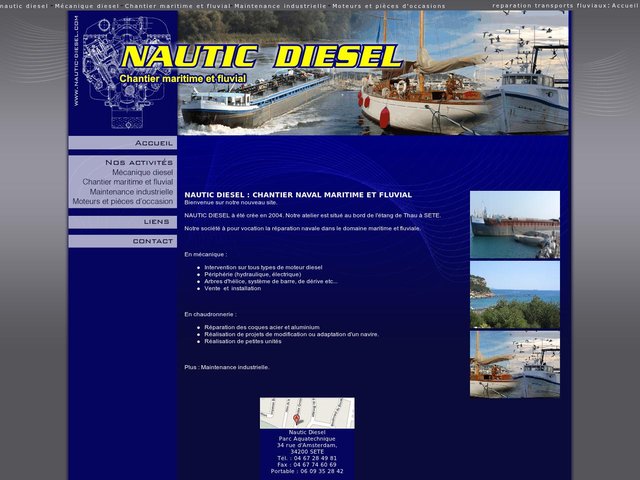 Reparation transports fluviaux - Sete 34 Herault - Nautic Diesel