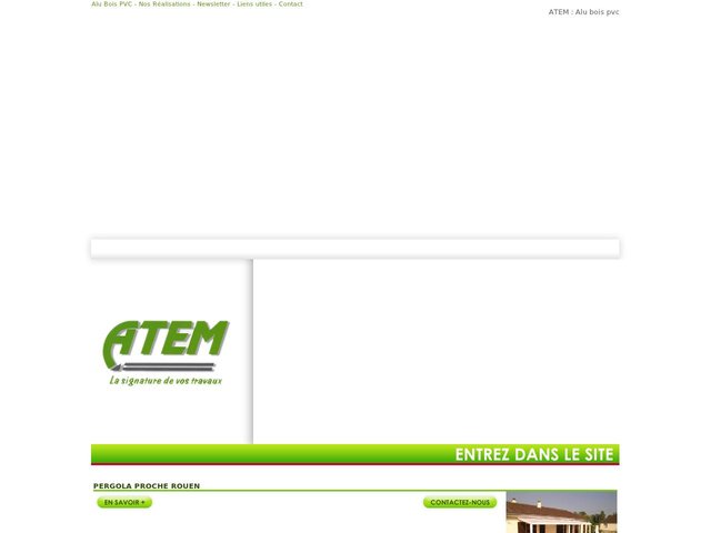 ATEM - Menuiserie Alu Bois PVC - Oissel 76 Seine Maritime Haute Normandie