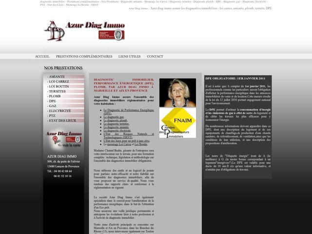 Diagnostic immobilier : loi carrez, termites, amiante, DPE - Bouches du Rhône