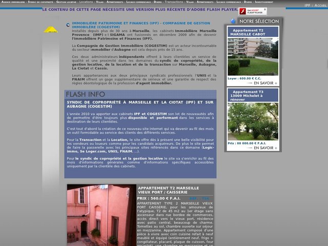 IPF immobilier : syndic de copropriété sur Marseille la Ciotat et Aubagne