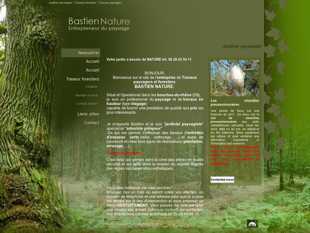 Jardinier paysagiste sur Martigues et sa région : BERJAUD Bastien