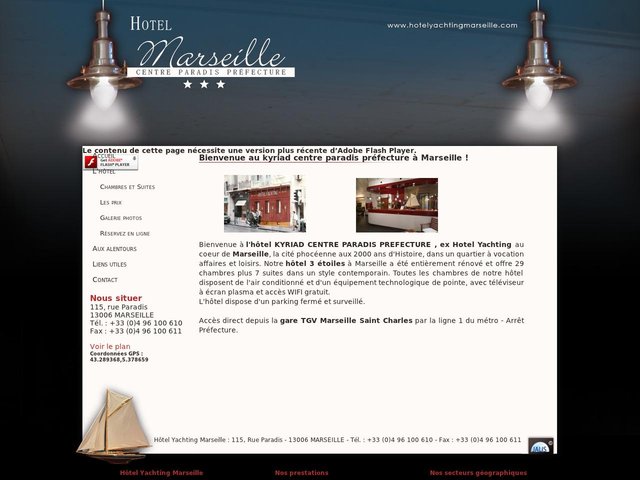 Hotel 3 étoiles Marseille  - Best Western Yachting.