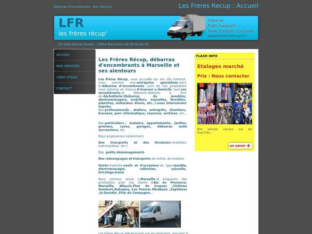 Débarras encombrants Marseille par LFR Les Frères Récup'