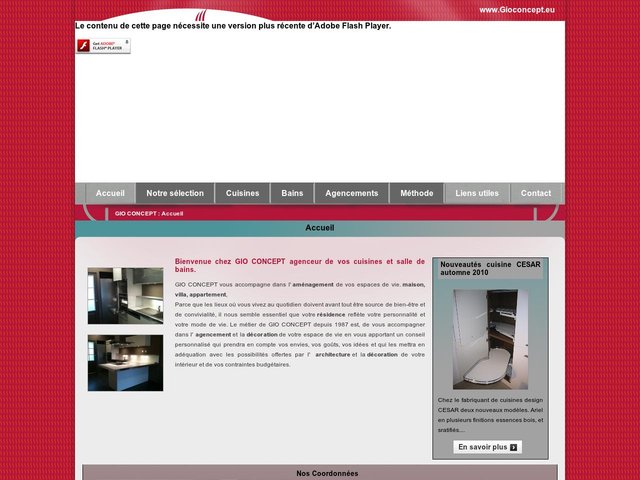 Conception de cuisines à Soyons Ardèche GIO CONCEPT