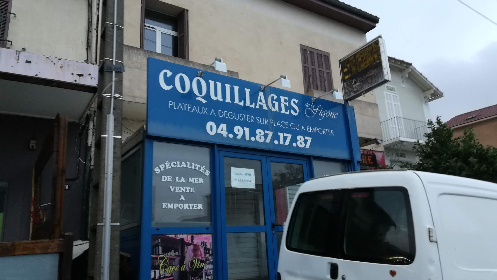 vente de coquillage Marseille 13012 coquillages de la Figone