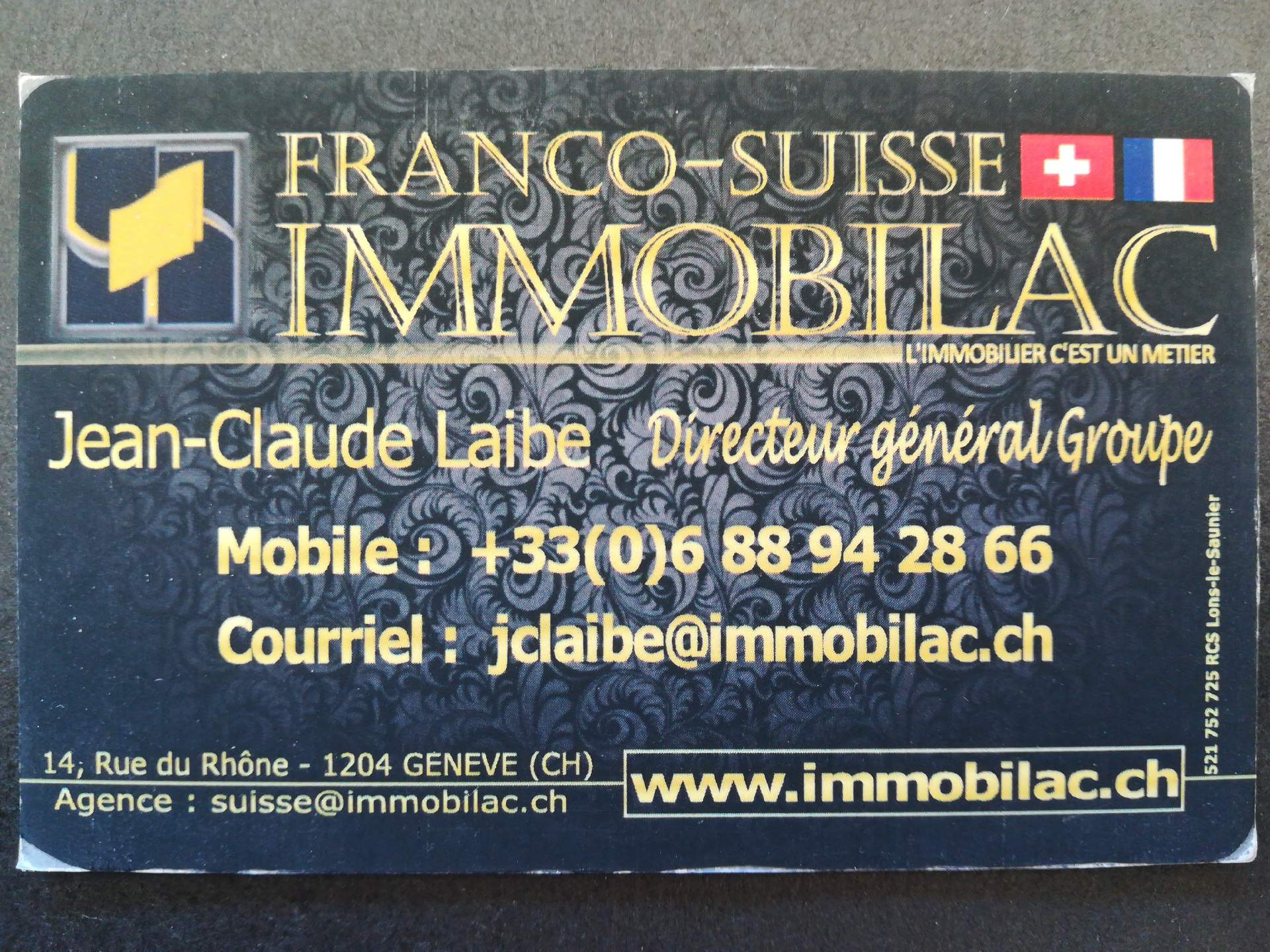 immobilier Genève FRANCO-SUISSE IMMOBILAC