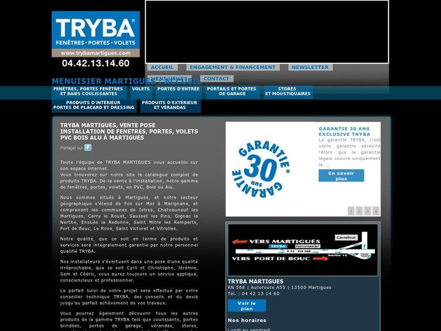 Tryba Martigues : Installation de fenêtre sur mesure, pose volet et menuiserie PVC.