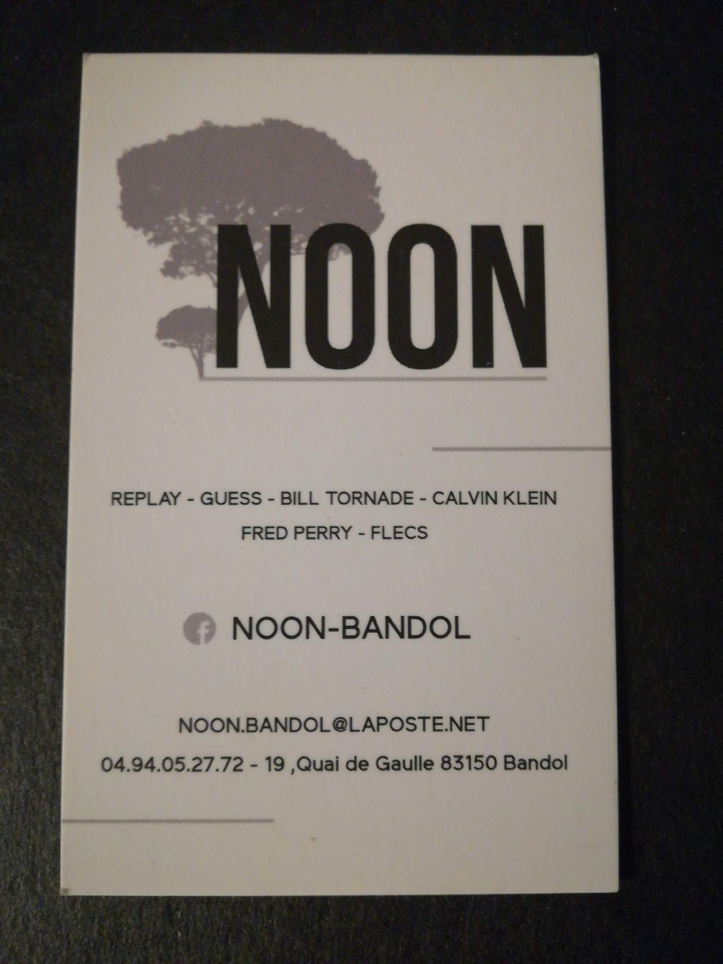 prêt-à-porter Bandol NOON