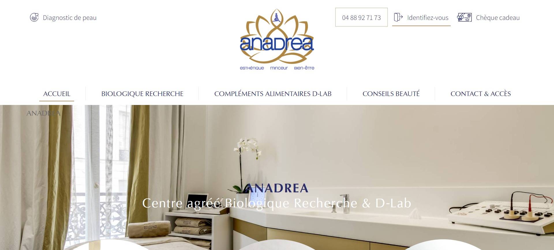 Où acheter des soins corps et visage de la marque Biologique Recherche à Hyères ? ESHOP ANADREA
