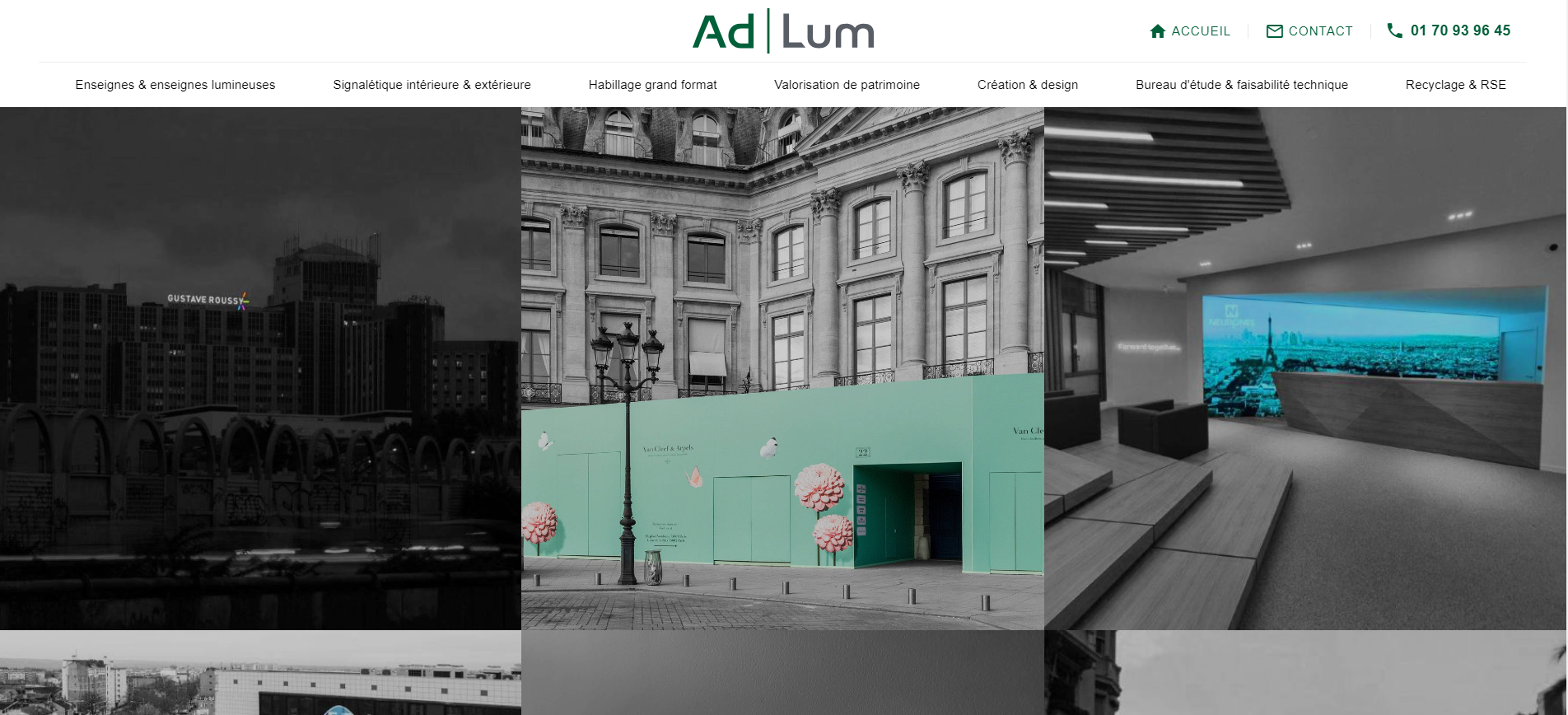 Trouver un partenaire pour la réalisation d'une enseigne commerciale lumineuse pour un magasin près de Paris