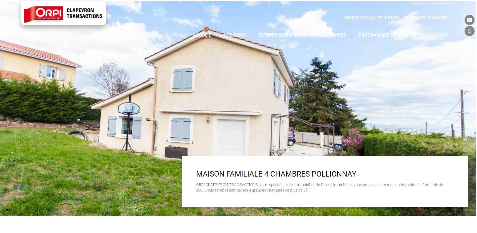 Où Trouver une Agence immobilière spécialisée dans l'Ouest Lyonnais à Craponne ? CLAPEYRON TRANSACTIONS