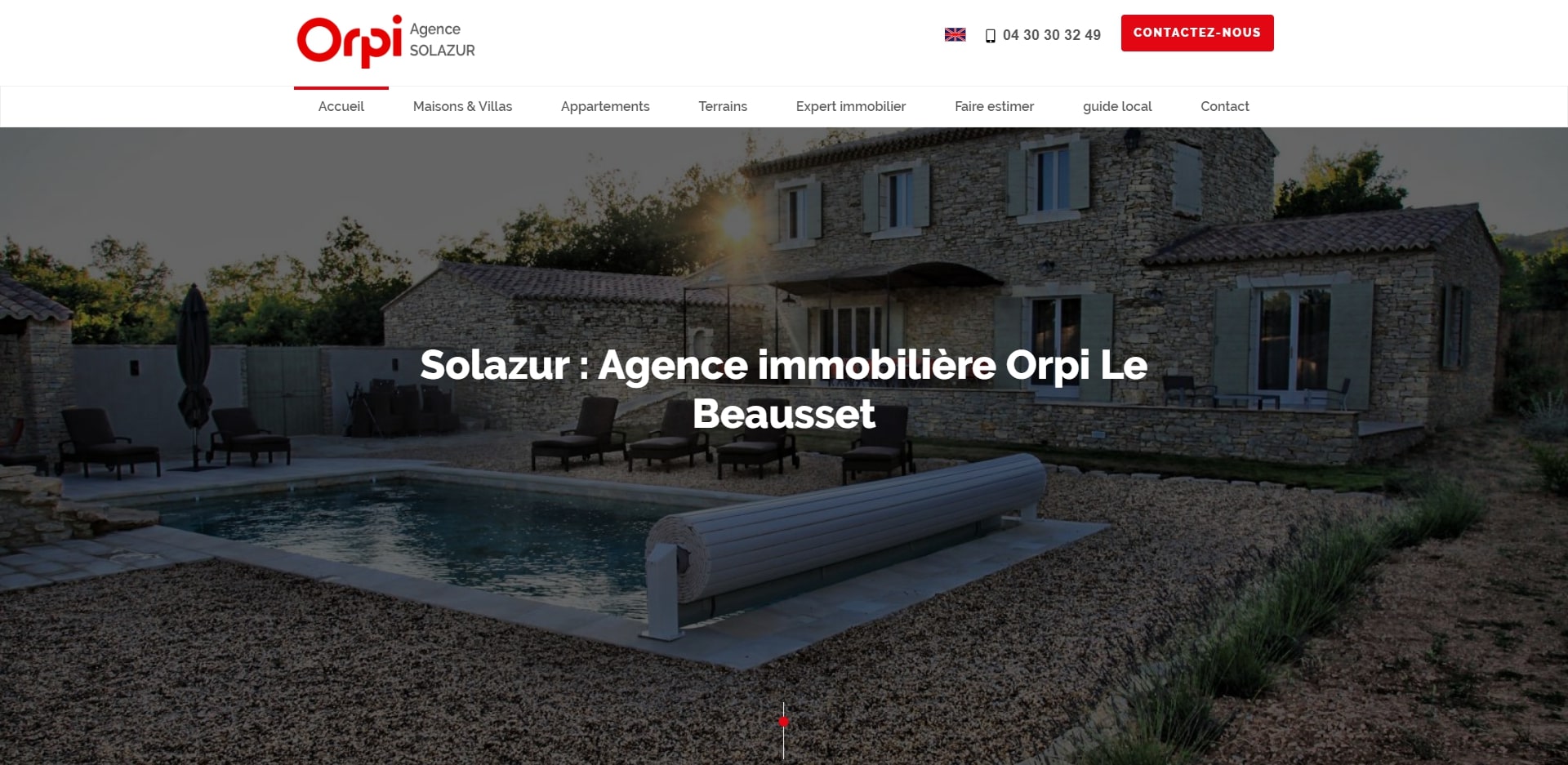 Où acheter une maison avec un jardin et une piscine au Beausset proche de Six-Fours-les Plages ? - Agence Solazur Orpi