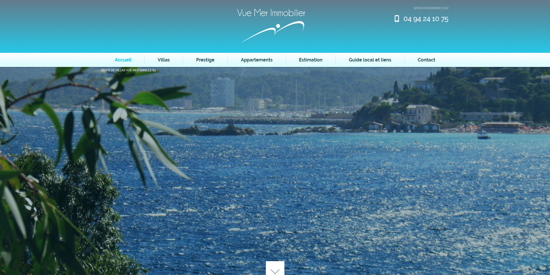 Villa vue mer avec piscine à vendre dans le Lavandou