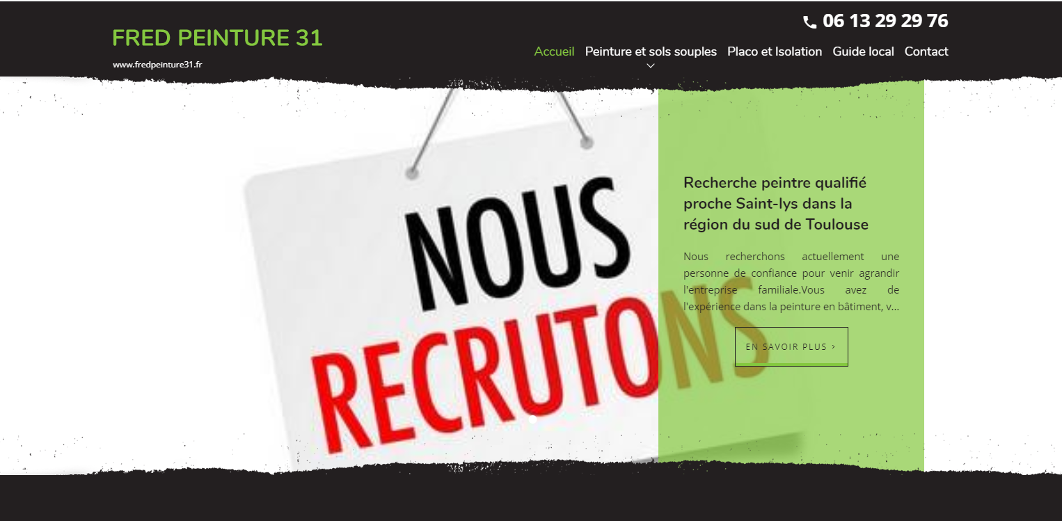 Entreprise de peinture et de rénovation pour aménagement intérieur à Colomiers en Haute-Garonne