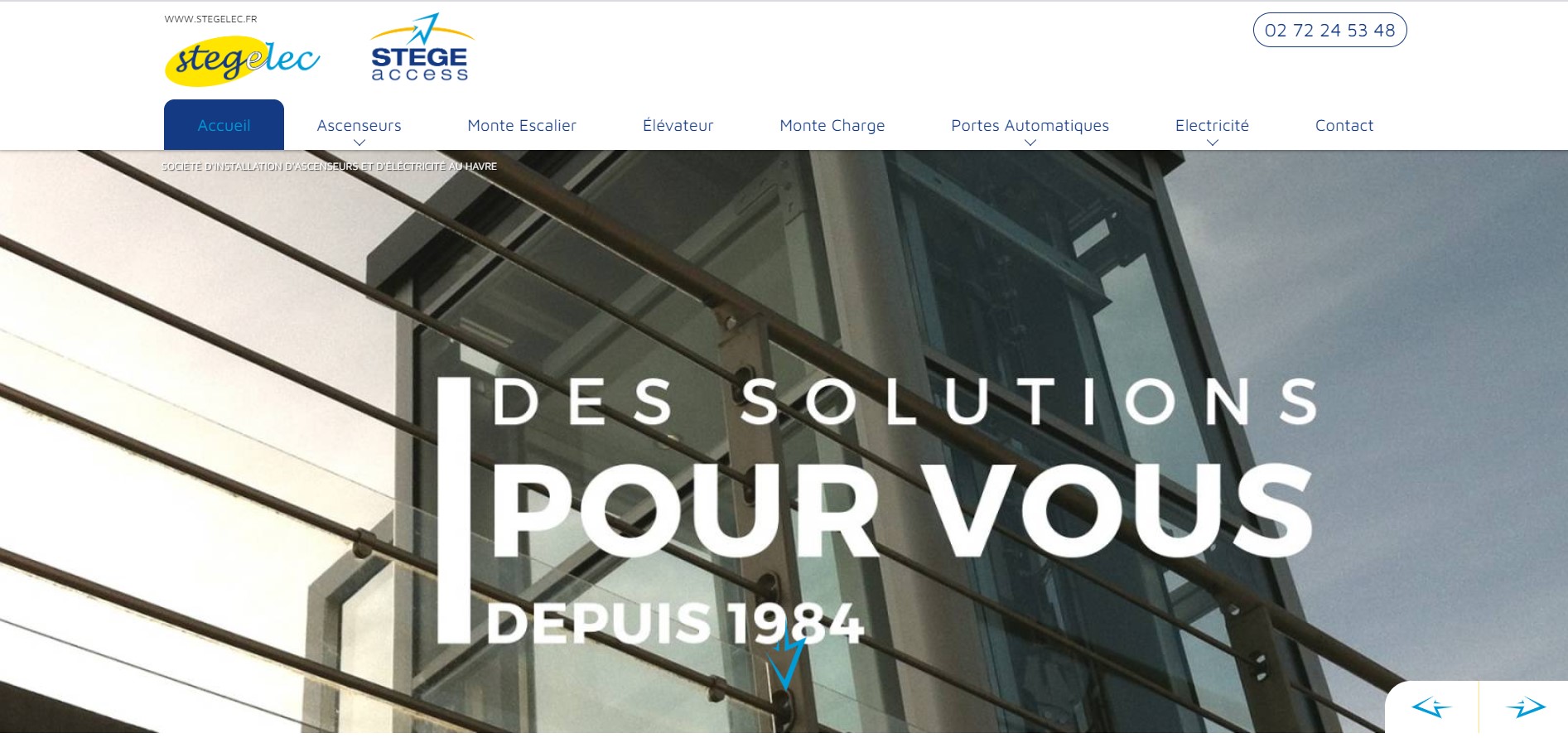Quelle entreprise pour l'installation d'un monte-escalier pour PMR au Havre? - Stege Electricité