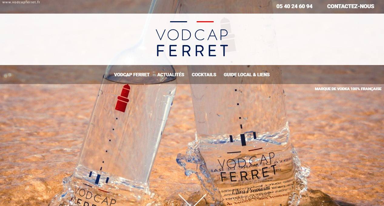 Où trouver de la vodka 100% made in France et sans gluten ? Vodcap Ferret