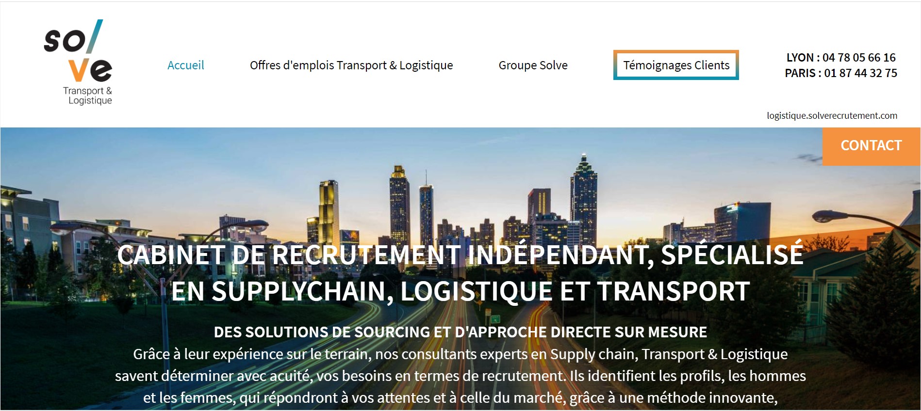Où trouver cabinet de recrutement spécialisé dans le sourcing de candidats à Paris pour un poste en Supply Chain ? SOLVE Recrutement