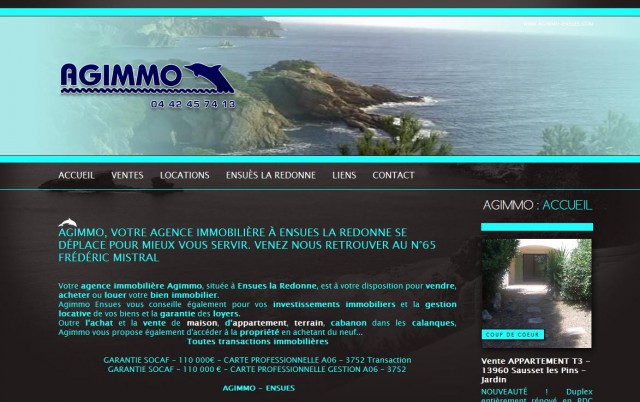 Agence immobiliere Ensues la Redonne Vente Location-Agimmo Immobilier