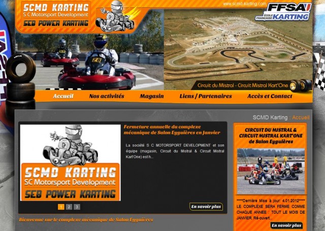  SMCD Karting - Karting à Grans, Salon de Provence : circuit et magasin