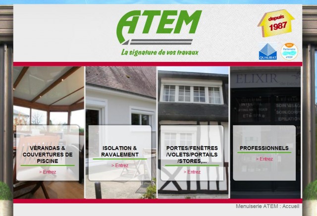 Menuiserie à Rouen : pose de fenêtre, porte, volet, portail - ATEM