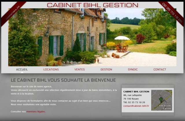 Agence Immobilière Rouen - Gestion immobilière -  Cabinet Bihl Rouen