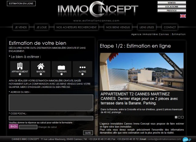 Estimation immobilière Cannes - Cannes Immo Concept