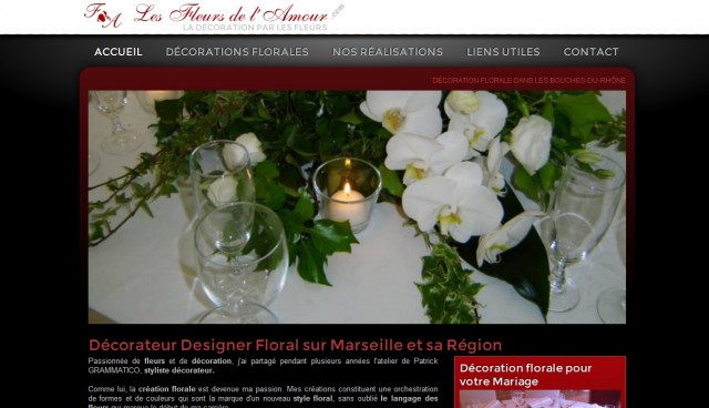 Décoration florale à Plan de Cuques - Les Fleurs de l'amour
