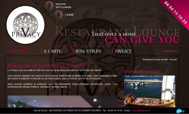 Restaurant à Sanary sur Mer - Le Privacy