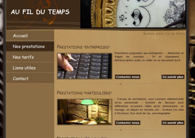 Trouver un écrivain public dans le Val de Marne 94 - Au Fil du Temps