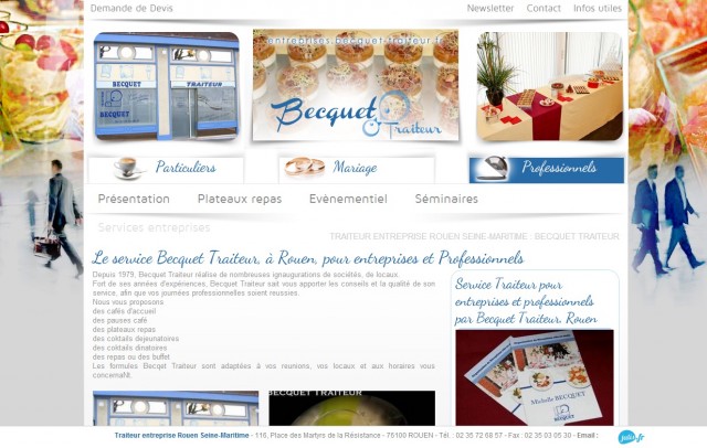Trouver un bon traiteur pour entreprises en Seine-Maritime - Becquet Traiteur