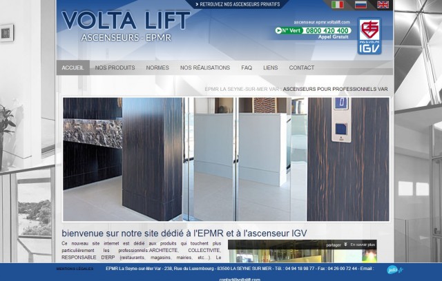 Permettre l'accessibilité des lieux publics aux personnes à mobilité réduite dans le Var - Volta Lift