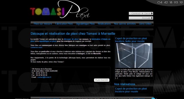 Comment découper du plexiglass pour faire une boite à Aubagne ? Tomasi Plexi Neon