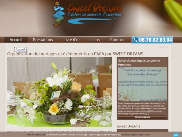 Wedding planner à Marseille - Sweet Dreams