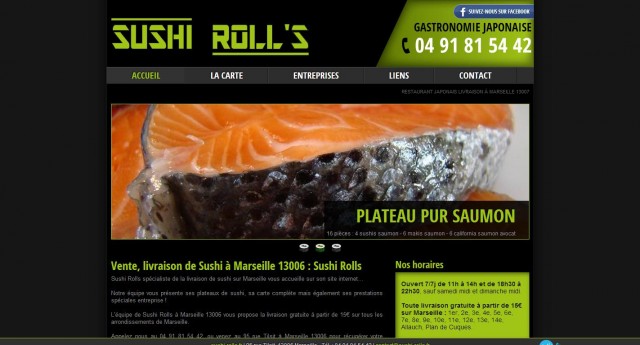Où se faire livrer des sushis à domicile ou au bureau à Marseille 13006 ?