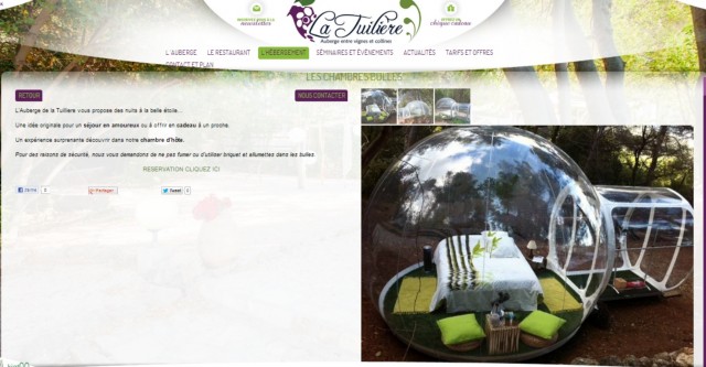 Hébergement insolite dans le Var -  AUBERGE DE LA TUILIERE