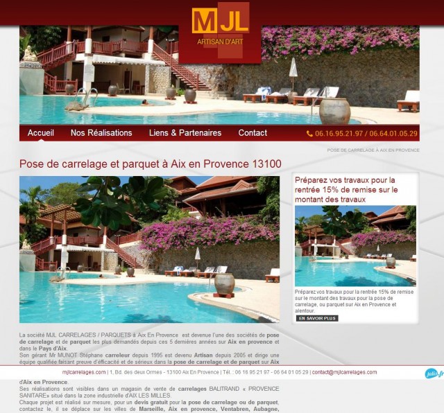 Pose de carrelage à Aix en Provence - MJL Carrelages